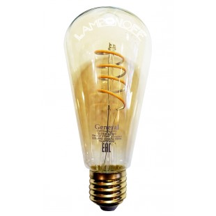 Винтажная светодиодная лампа  GLDEN-ST64SS-7-230-E27